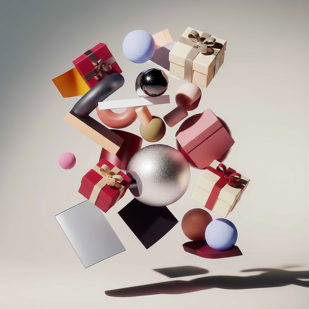 Imagen paquetes sorpresa 3D